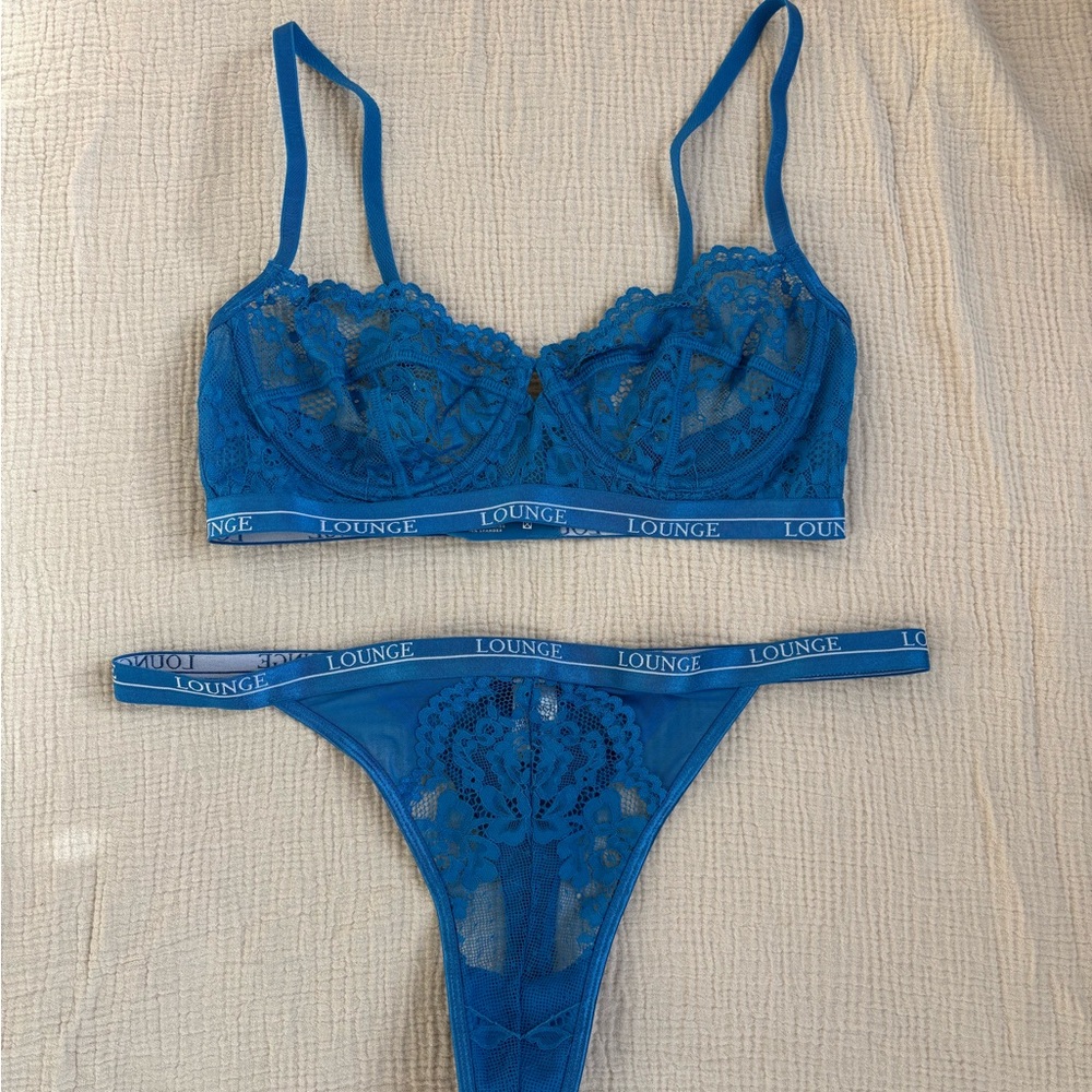 Lounge Blossom Balcony Bra and Panty